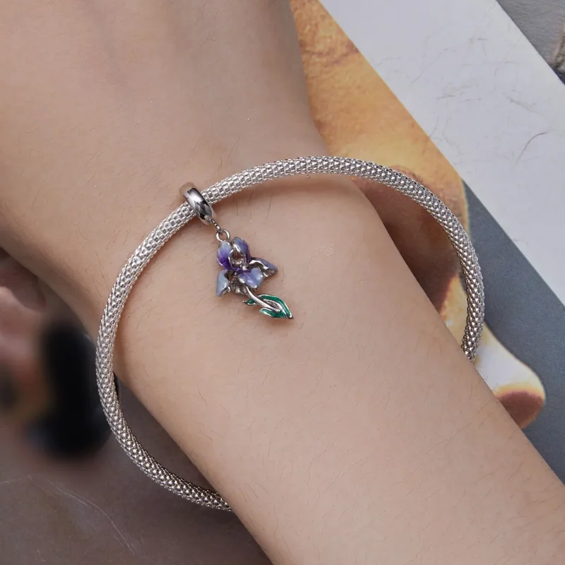 (image for) Pandora Style Iris Dangle - BSC815! - View 5