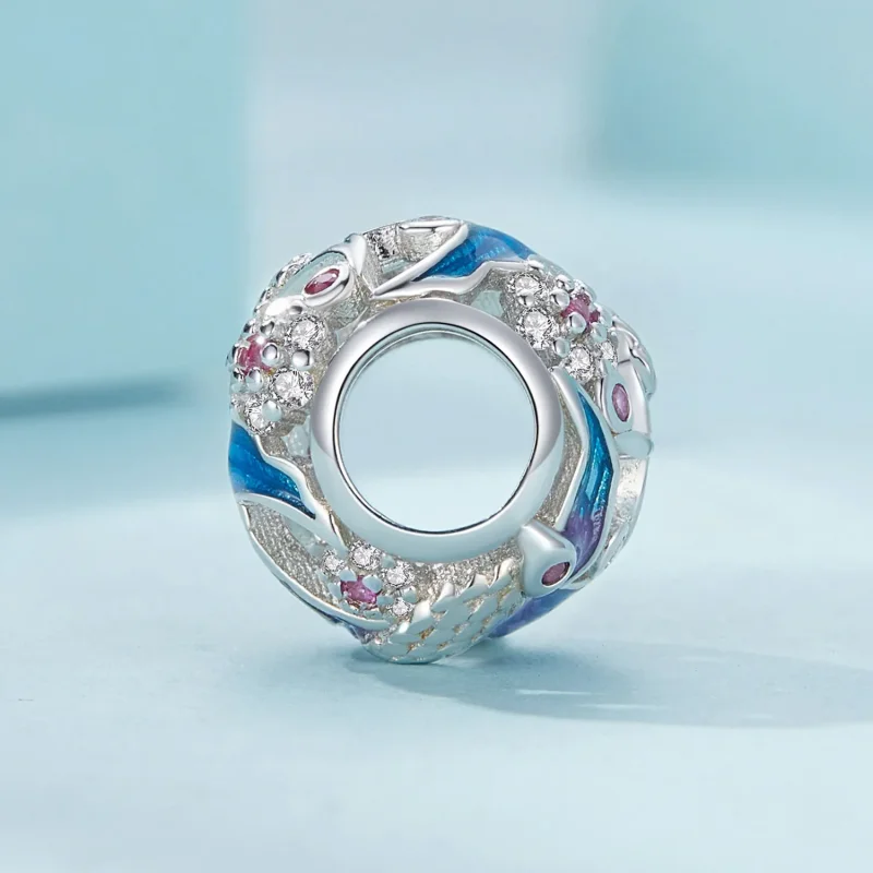 (image for) Pandora Style Kingfisher Charm - SCC2627 - View 3