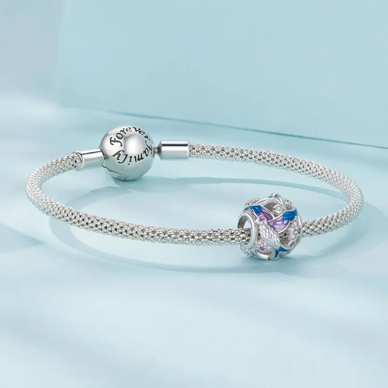 (image for) Pandora Style Kingfisher Charm - SCC2627 - View 5