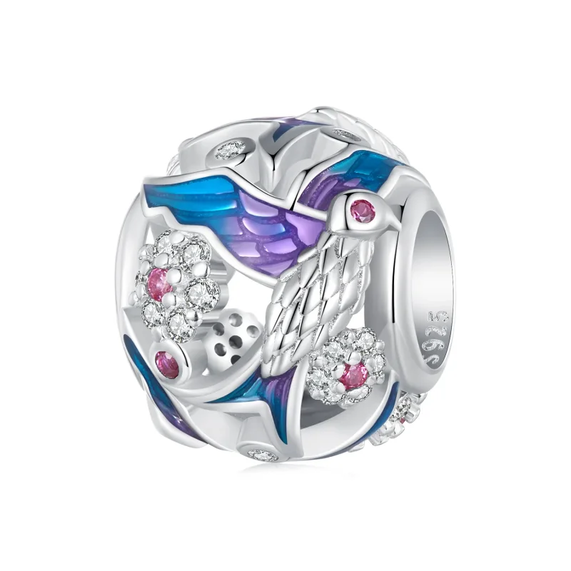 (image for) Pandora Style Kingfisher Charm - SCC2627 - Product Image