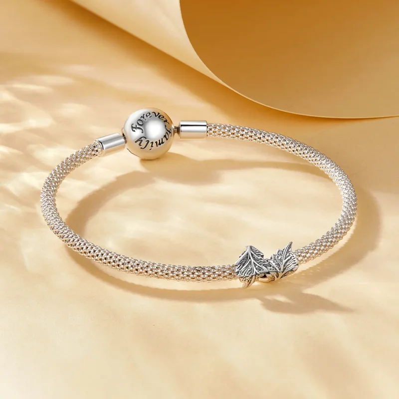 (image for) Pandora Style Leaf Charm - SCC2575 - View 5