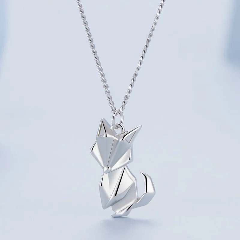 (image for) Pandora Style Little Fox Necklace - BSN319! - View 3