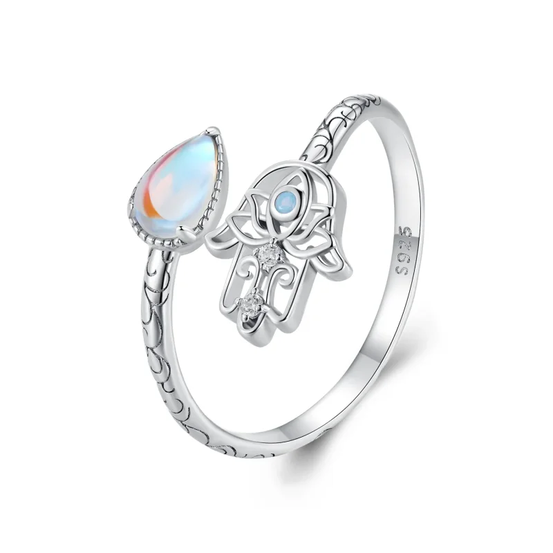(image for) Pandora Style Lucky Hand Ring - BSR486-E - Product Image
