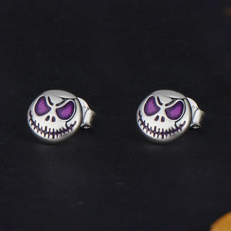 (image for) Pandora-style Luminous Personalized Stud Earrings - SCE1639 - View 2