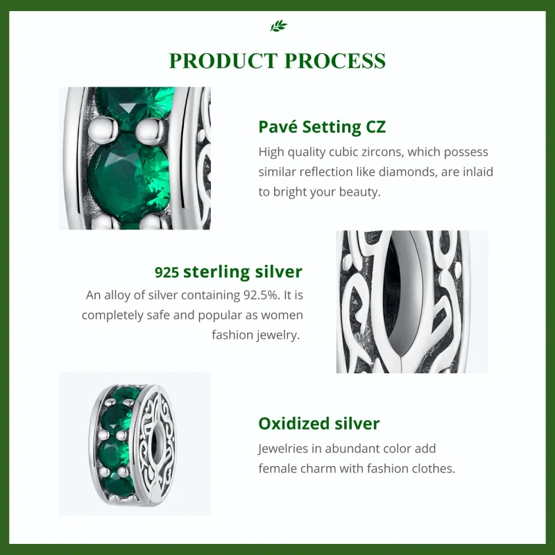 (image for) Pandora Style Luyuan Clip - SCC2603 - View 5