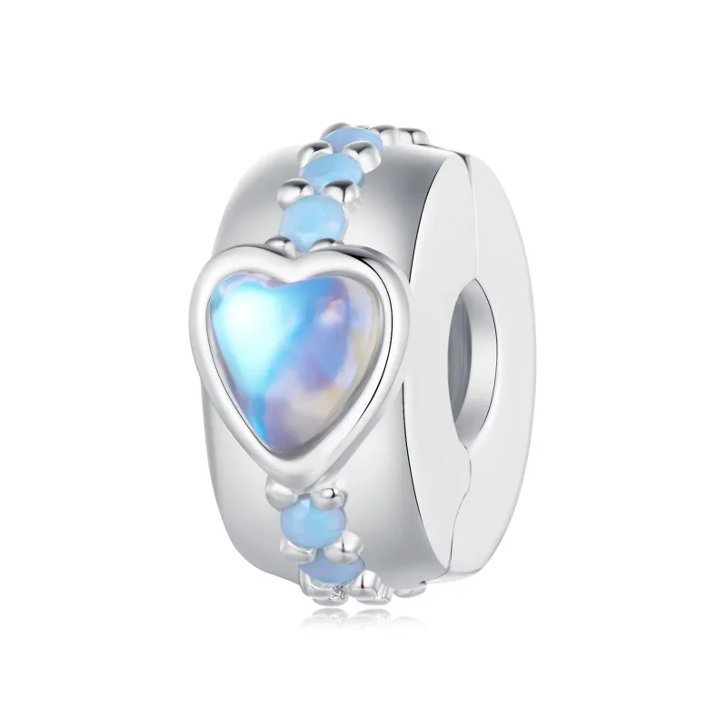 (image for) Pandora Style Magic Heart Clip - SCC2537 - Product Image