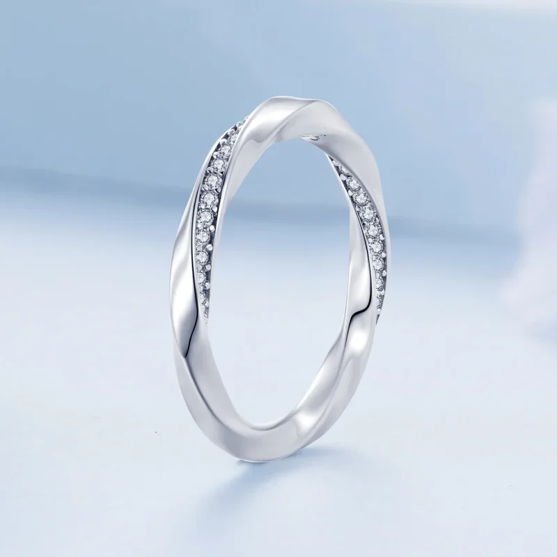(image for) Pandora Style Möbius Ring - BSR457! - View 2