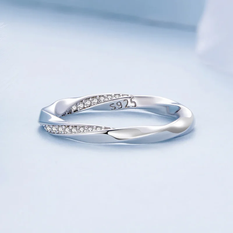 (image for) Pandora Style Möbius Ring - BSR457! - View 3