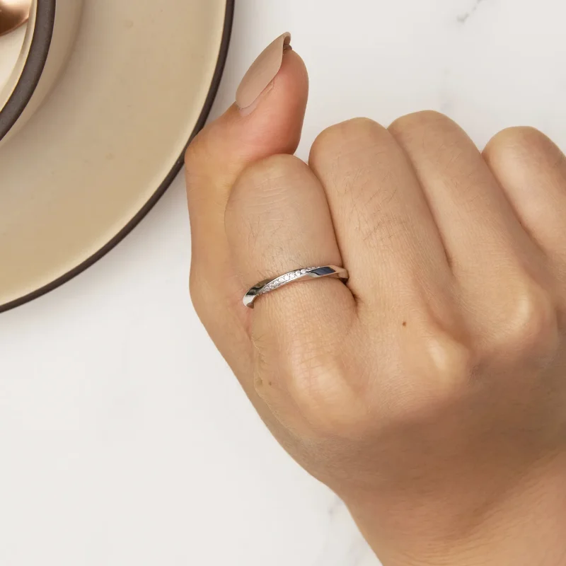 (image for) Pandora Style Möbius Ring - BSR457! - View 6