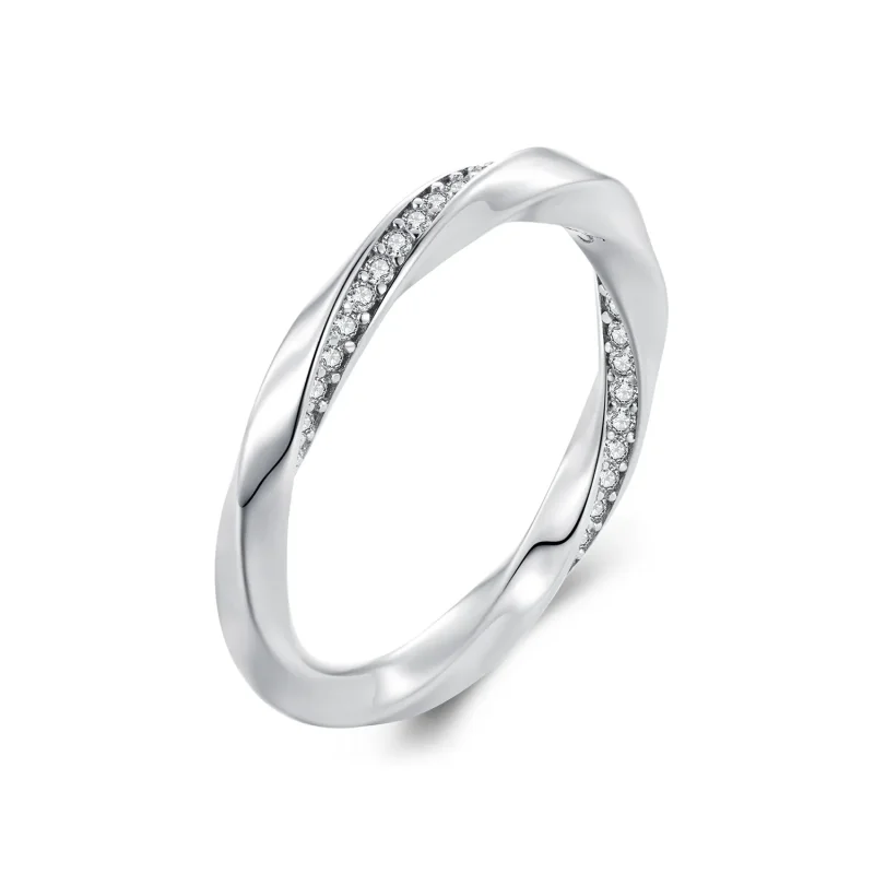 (image for) Pandora Style Möbius Ring - BSR457! - Product Image
