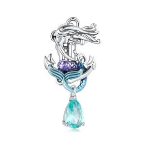 (image for) Pandora Style Mermaid Anchor Charm - BSC903