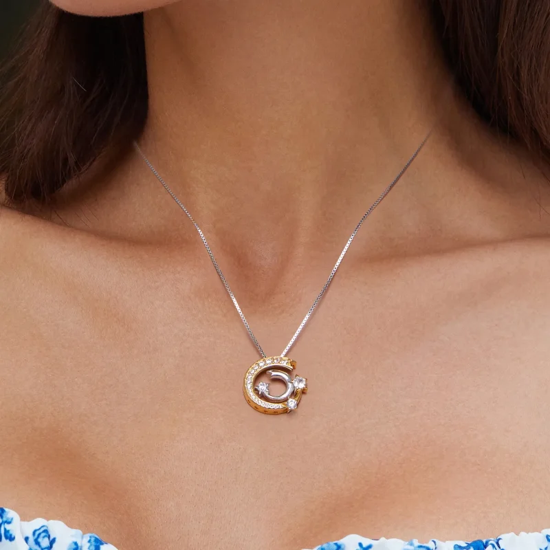 (image for) Pandora Style Meteor Necklace - BSN350 - View 5