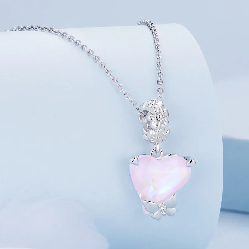 (image for) Pandora-style Mocha Butterfly Dangle - BSC809 - View 2