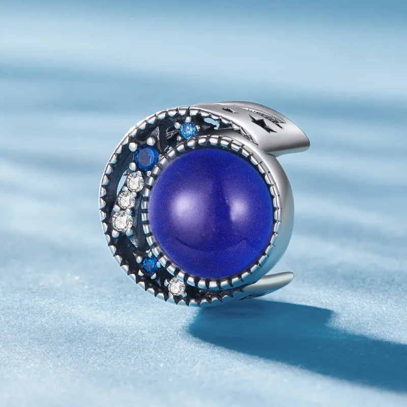 (image for) Pandora Style Moon Mood Stone Charm - SCC2558 - View 2