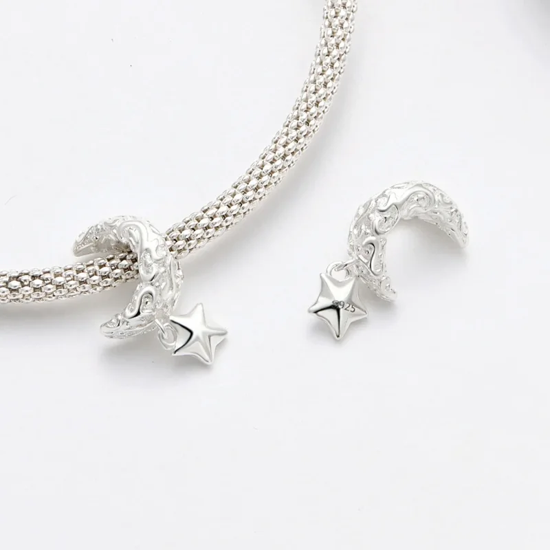 (image for) Pandora Style Moon Pattern Charm - SCC2619 - View 4