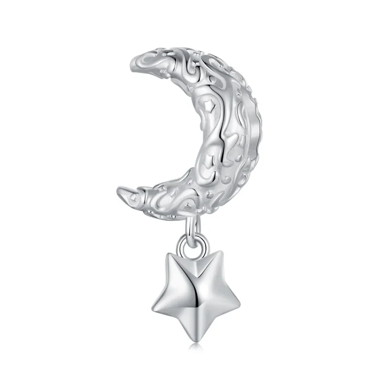 (image for) Pandora Style Moon Pattern Charm - SCC2619 - Product Image