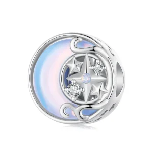 (image for) Pandora Style Moon Starburst Charm - BSC927
