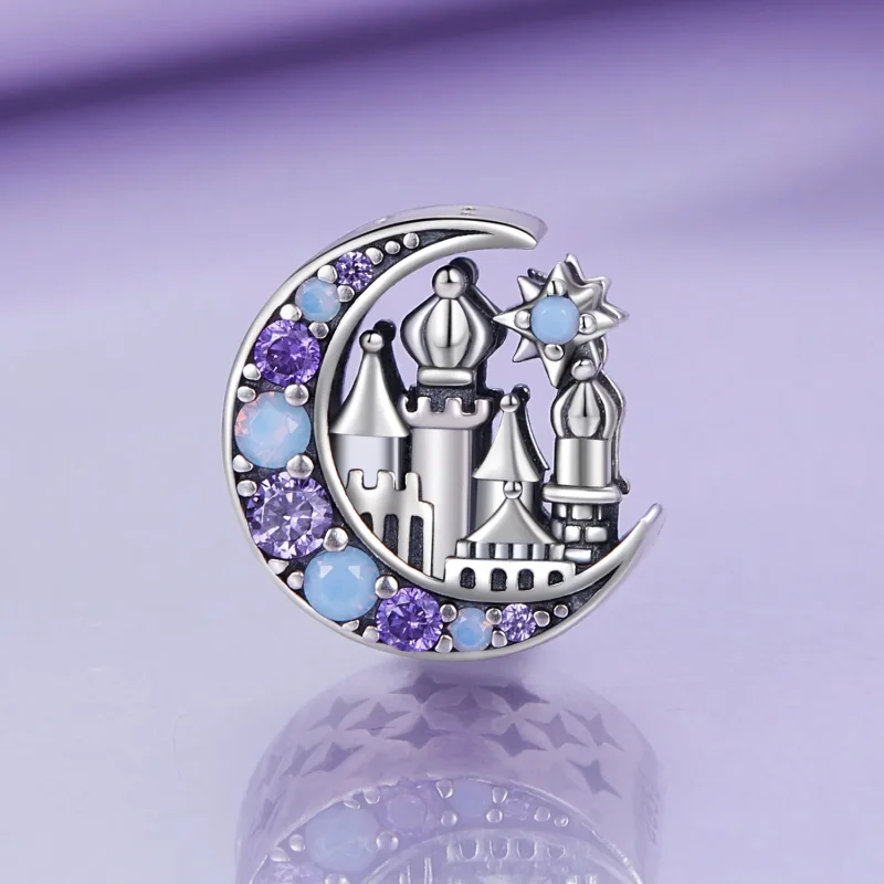 (image for) Pandora Style Moonlight Castle Charm - BSC892 - View 2