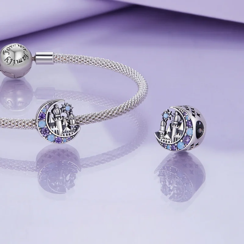 (image for) Pandora Style Moonlight Castle Charm - BSC892 - View 4