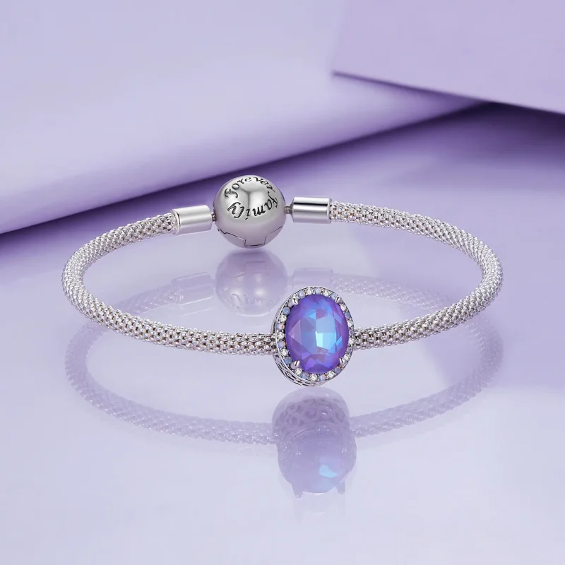 (image for) Pandora-style Moonlight Gem Charm - BSC891 - View 5