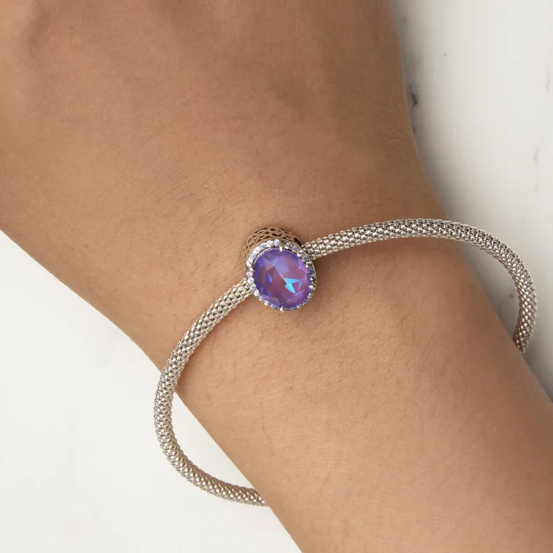 (image for) Pandora-style Moonlight Gem Charm - BSC891 - View 7