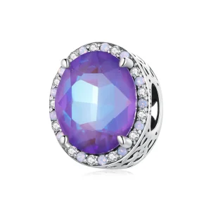 (image for) Pandora-style Moonlight Gem Charm - BSC891