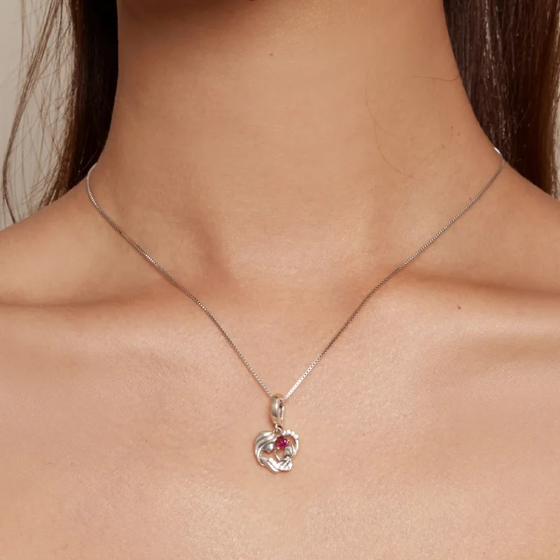 (image for) Pandora Style Mother and Son Hug Dangle - BSC901 - View 5