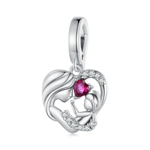(image for) Pandora Style Mother and Son Hug Dangle - BSC901