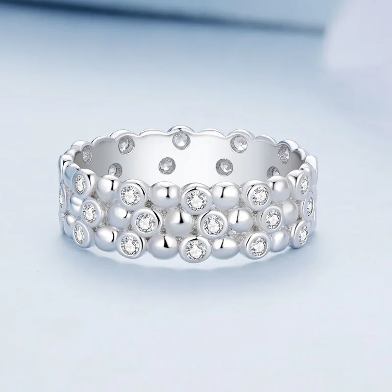 (image for) Pandora Style Multi-Player Bean Ring - BSR407 - View 3