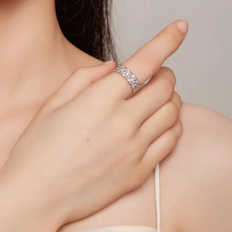 (image for) Pandora Style Multi-Player Bean Ring - BSR407 - View 5