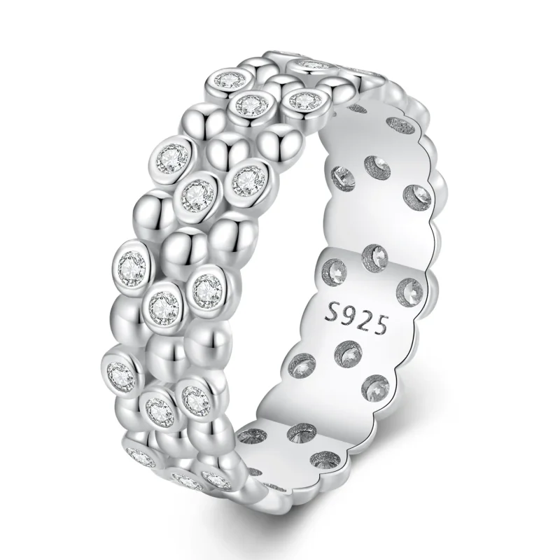 (image for) Pandora Style Multi-Player Bean Ring - BSR407 - View 8
