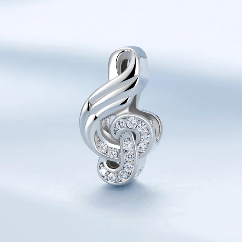 (image for) Pandora Style Note Charm - BSC811 - View 2