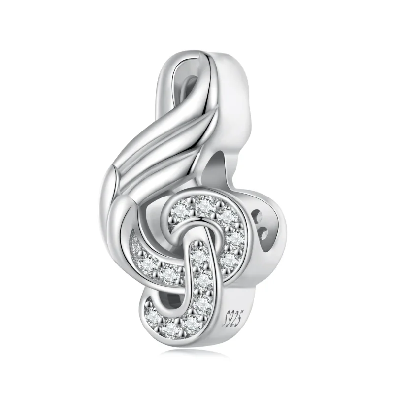 (image for) Pandora Style Note Charm - BSC811 - View 7