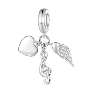 (image for) Pandora Style Note Dangle - BSC814