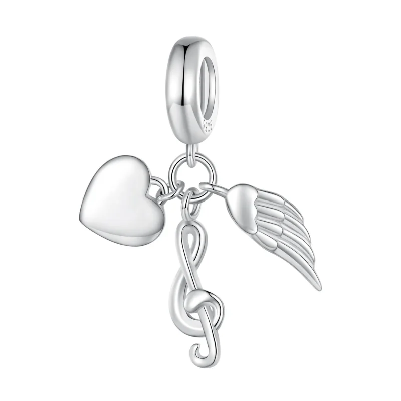 (image for) Pandora Style Note Dangle - BSC814 - Product Image