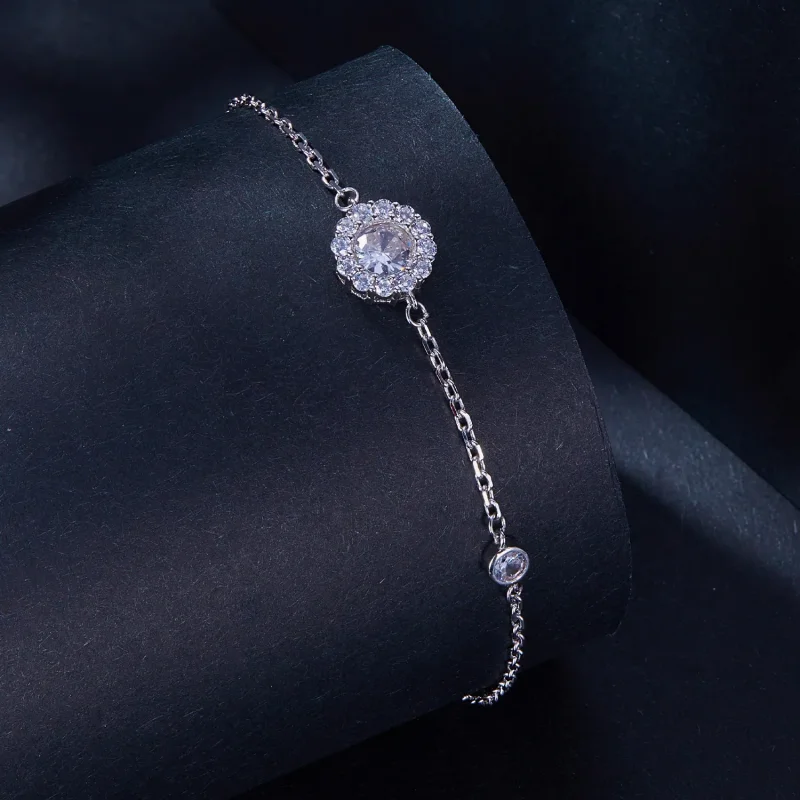 (image for) Pandora Style One Carat Simple Bracelet with One Certificate - MSB007 - View 2