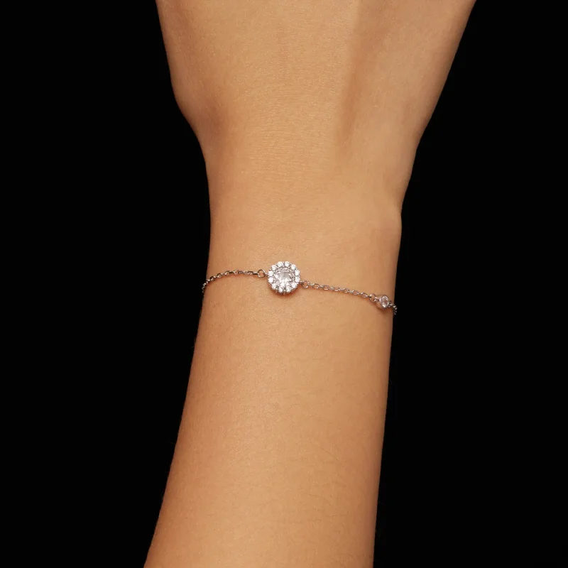(image for) Pandora Style One Carat Simple Bracelet with One Certificate - MSB007 - View 5