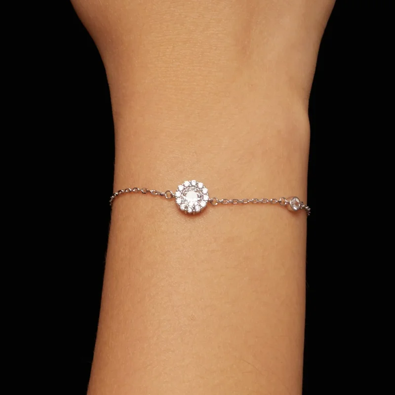 (image for) Pandora Style One Carat Simple Bracelet with One Certificate - MSB007 - View 6