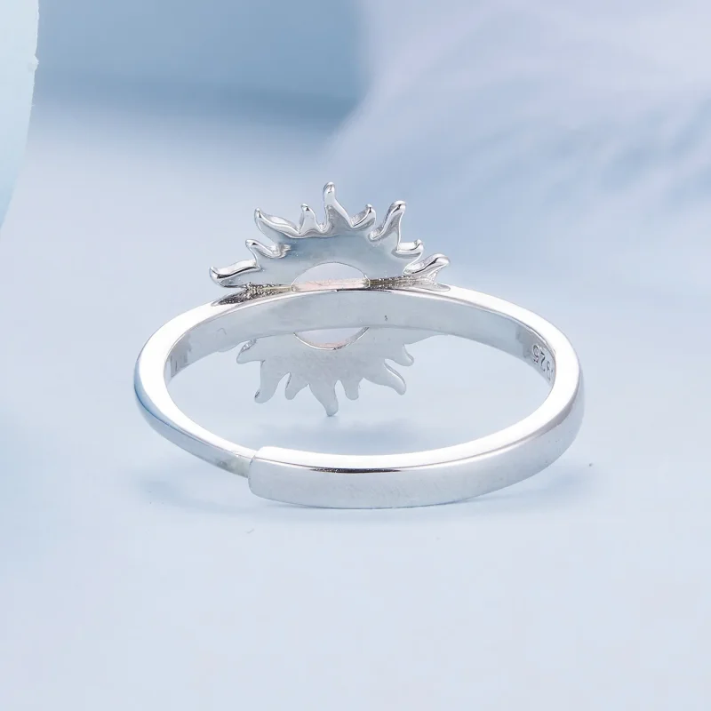 (image for) Pandora Style Opal Sun Ring - BSR398 - View 4