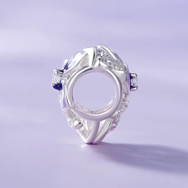 (image for) Pandora Style Pansy Charm - SCC2585 - View 3