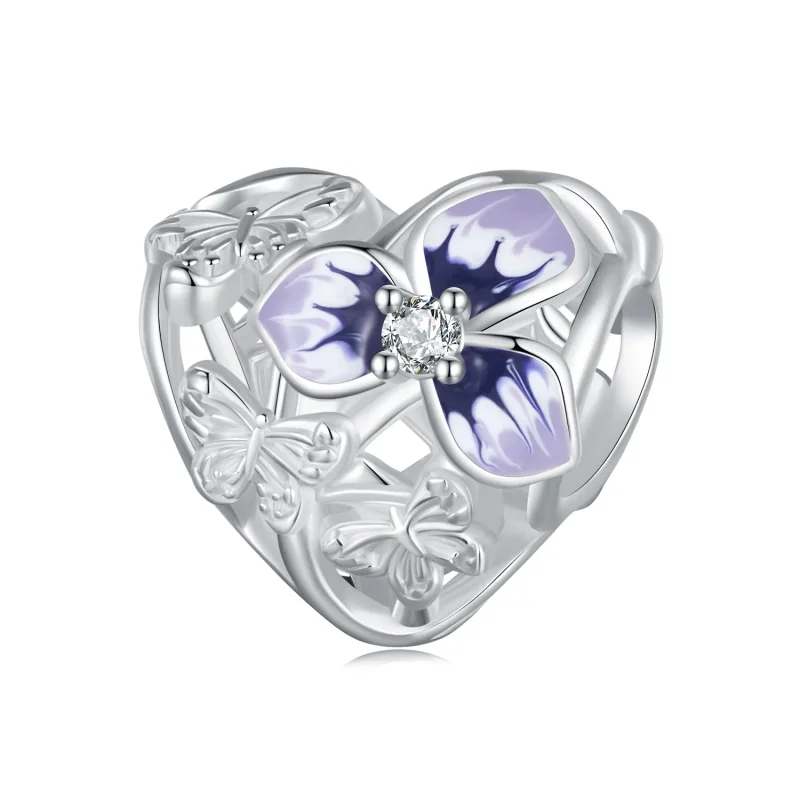(image for) Pandora Style Pansy Charm - SCC2585 - Product Image