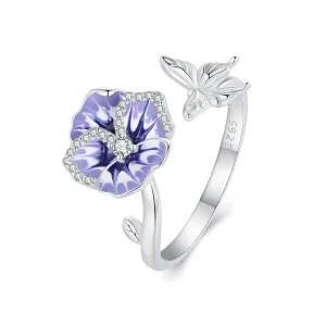 (image for) Pandora Style Pansy Ring - BSR452-E