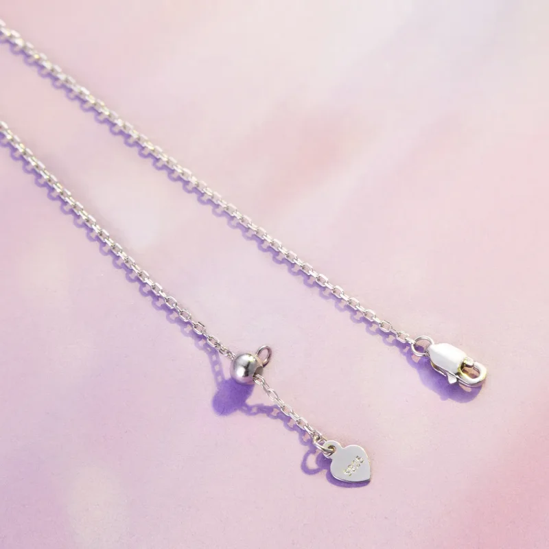 (image for) Pandora Style Pansy Stretch Necklace - BSN336 - View 4