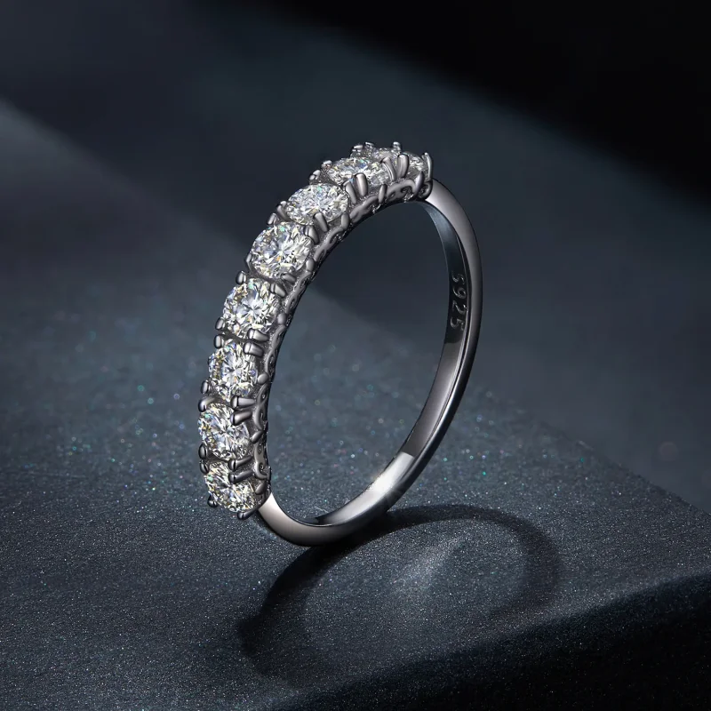 (image for) Pandora Style Patternmoissanite Ring (comes with one certificate) - MSR015 - View 2