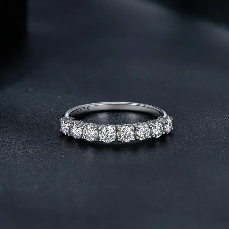 (image for) Pandora Style Patternmoissanite Ring (comes with one certificate) - MSR015 - View 4