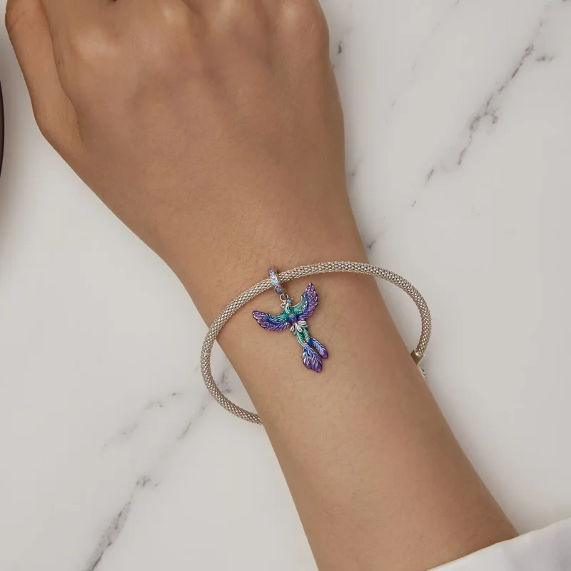 (image for) Pandora Style Phoenix Dangle - BSC880 - View 5