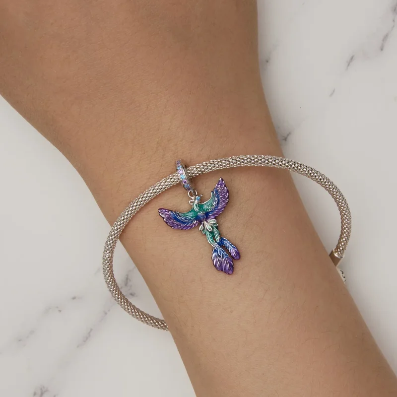 (image for) Pandora Style Phoenix Dangle - BSC880 - View 6