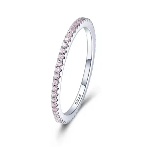 (image for) Pandora Style Pink Diamond Ring - SCR066-J