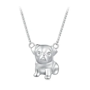 (image for) Pandora Style Pug Necklace - BSN354