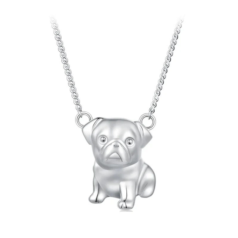 (image for) Pandora Style Pug Necklace - BSN354 - Product Image